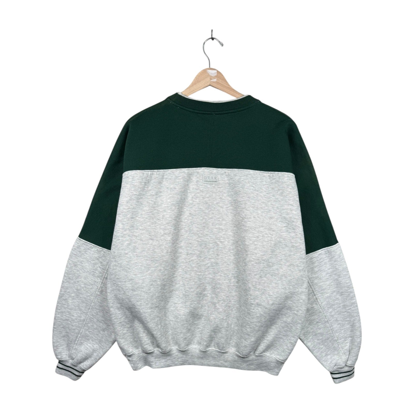 Vintage Gear Tartan Paris Embroidered Sweatshirt Crewneck