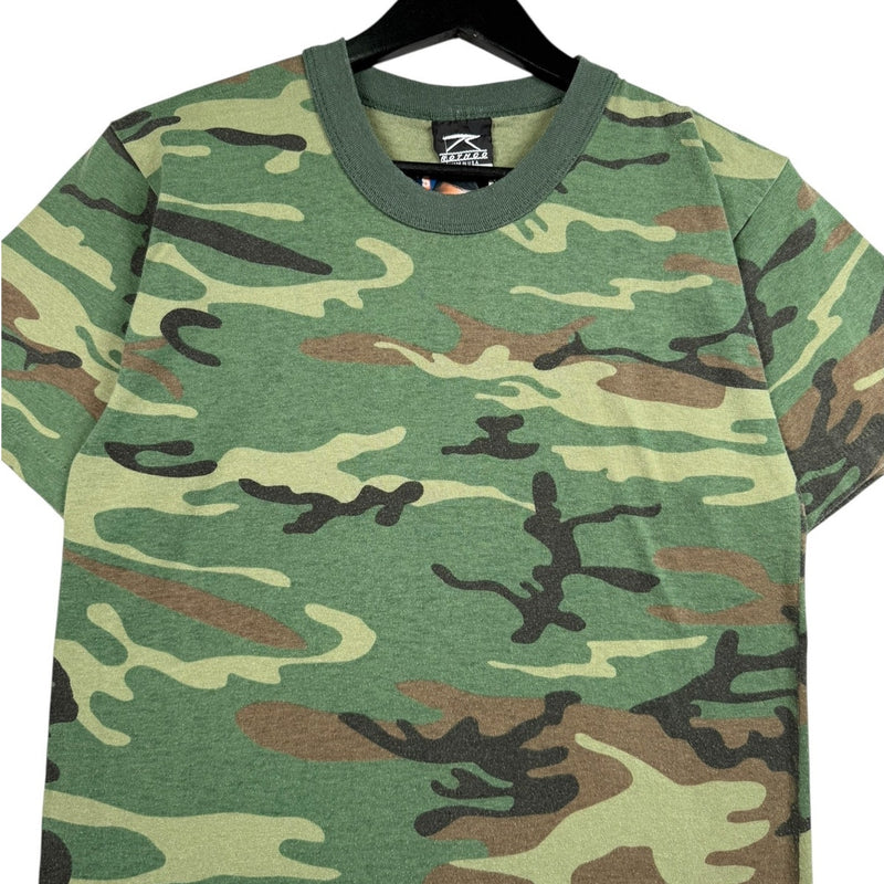 Vintage Rothco Camo Military T-Shirt