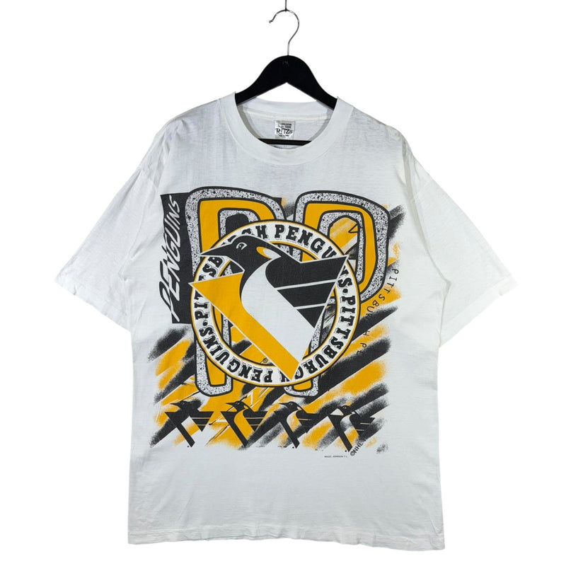 Vintage Pittsburgh Penguins Logo NHL T-Shirt 90s