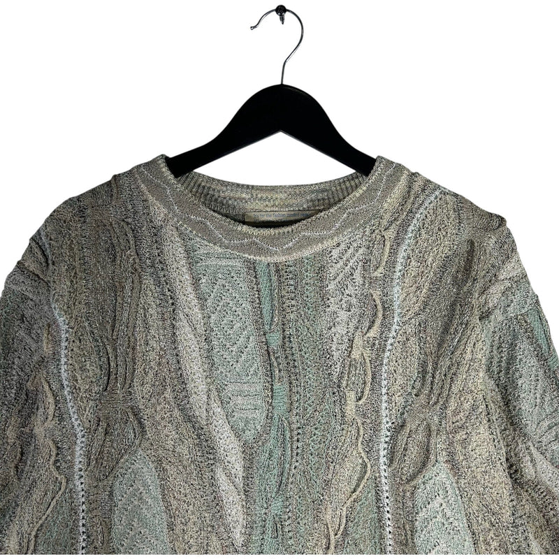 Vintage Old Country 3D Knit Sweater