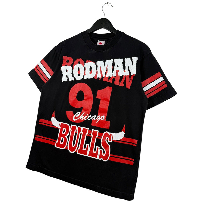 Vintage Chicago Bulls Dennis Rodman NBA T-Shirt 1991