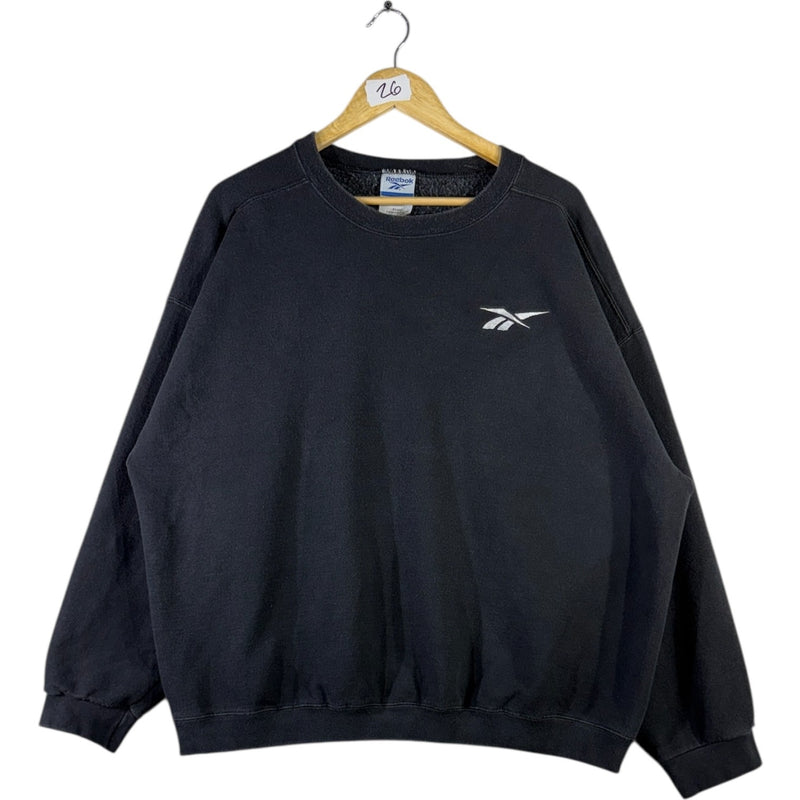 Vintage Reebok Solid Sweatshirt Crewneck