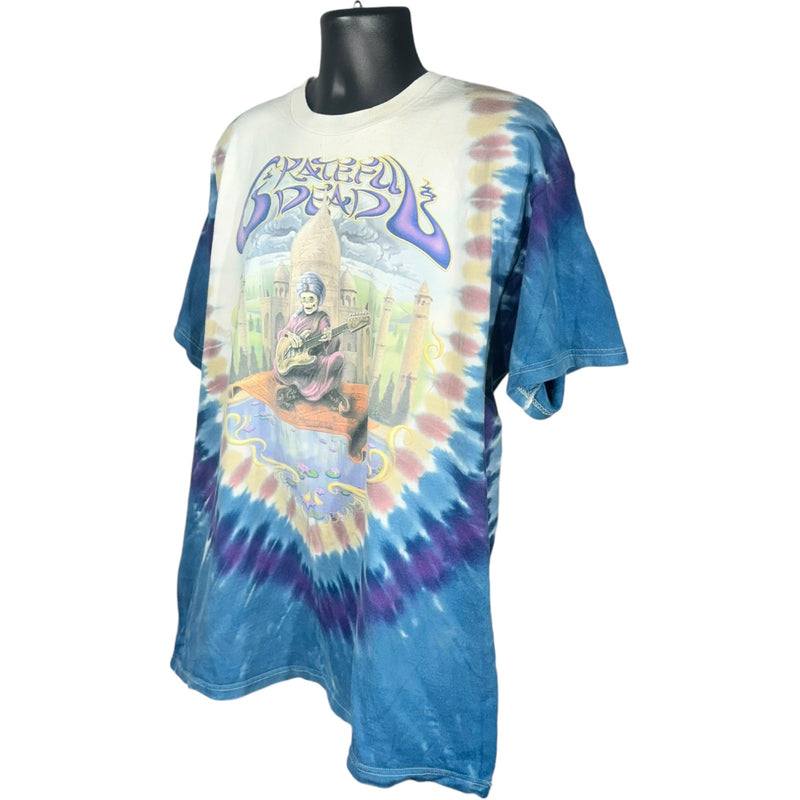 Vintage Liquid Blue Grateful Dead Tie Dye Band Tee