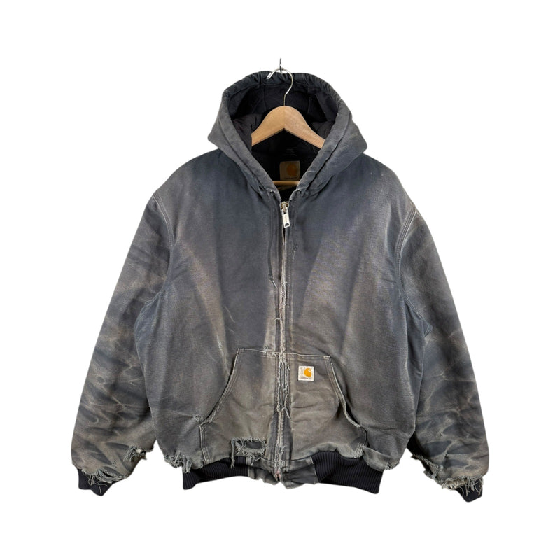 Vintage Carhartt Flannel-Lined Full Zip Hoodie