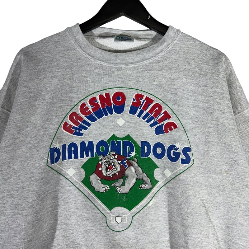 Vintage Fresno State University Diamond Dogs Baseball Crewneck