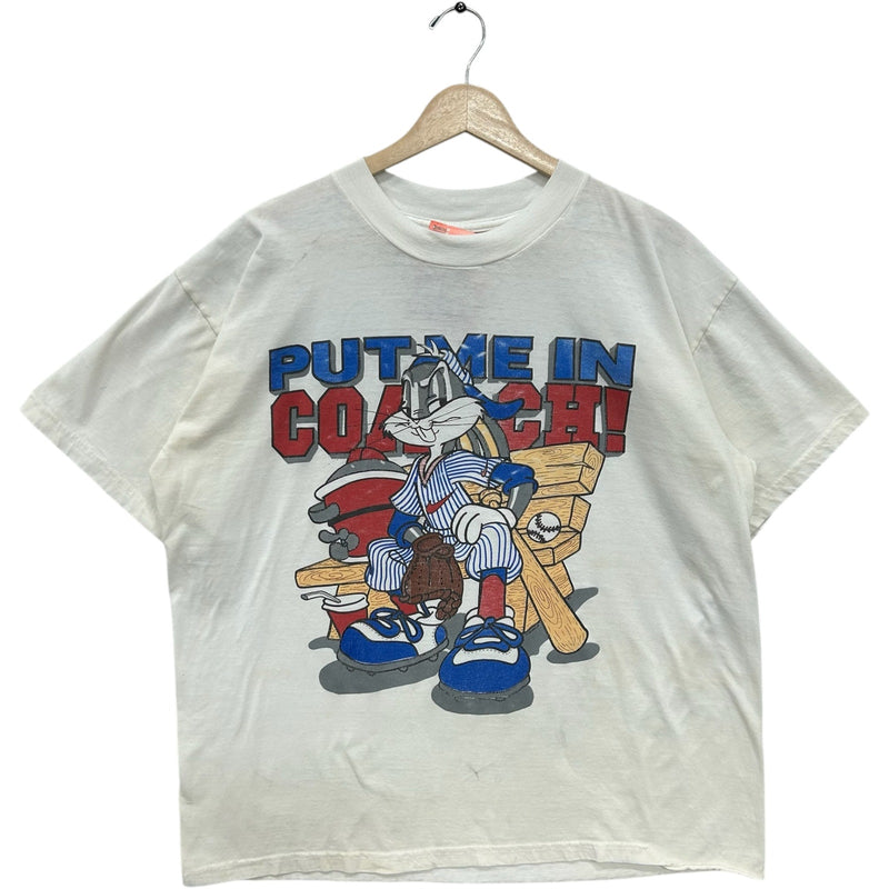 Vintage Looney Tunes Bugs Bunny "Put Me In Coach" Tee