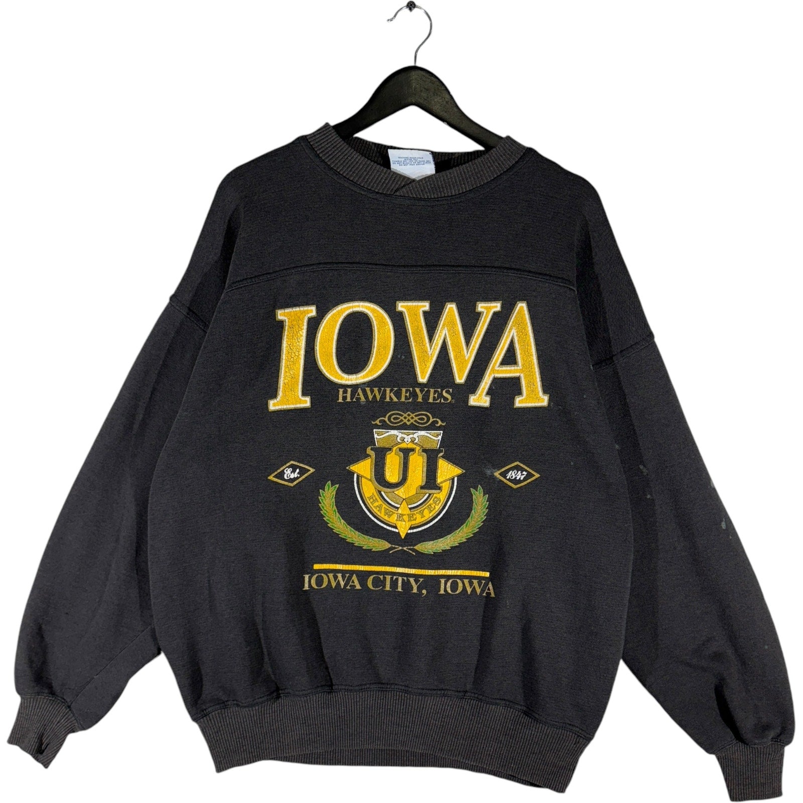 Vintage University of Iowa Hawkeyes Crewneck 90s