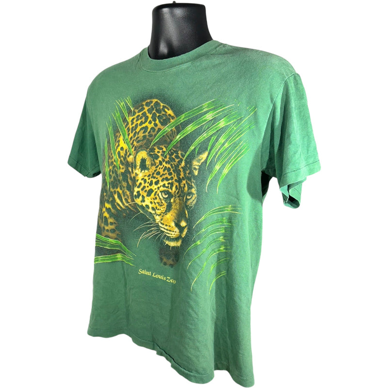 Vintage St. Louis Zoo Leopard Nature Tee 90's