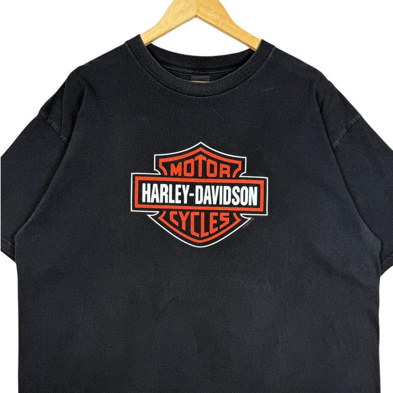 Vintage Harley Davidson Lighthouse Graphic T-Shirt
