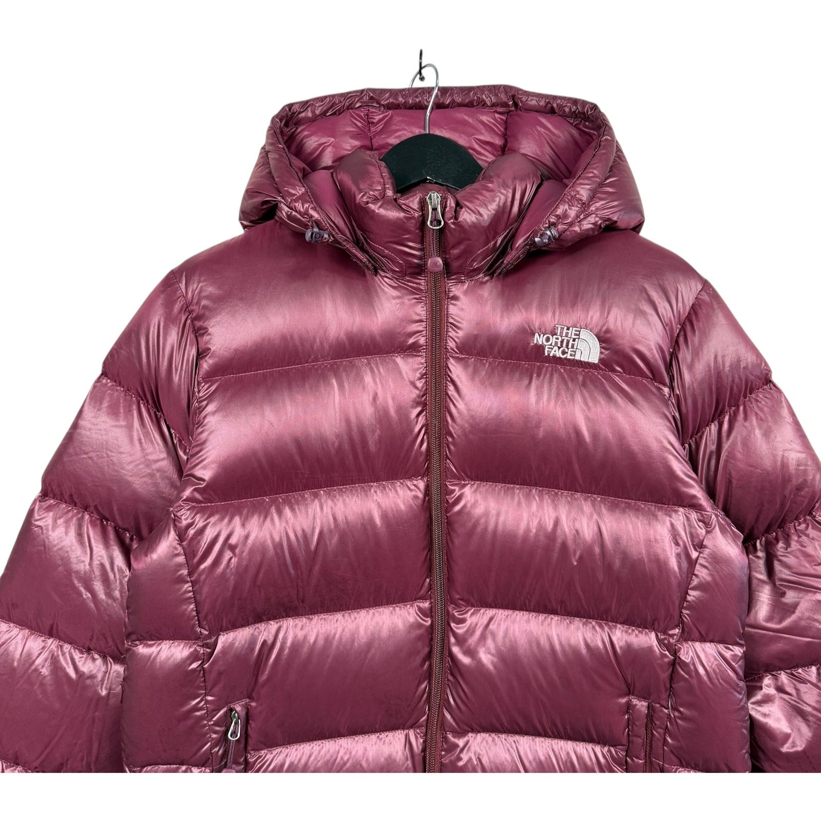 Vintage The North Face Mini Logo Full Zip Puffer Jacket