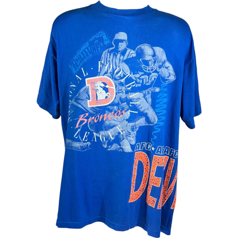 Vintage Denver Broncos Wrap Around AOP Tee