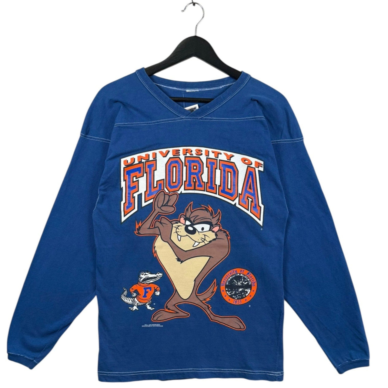 Vintage University Of Florida Taz Looney Tunes Long Sleeve T-Shirt