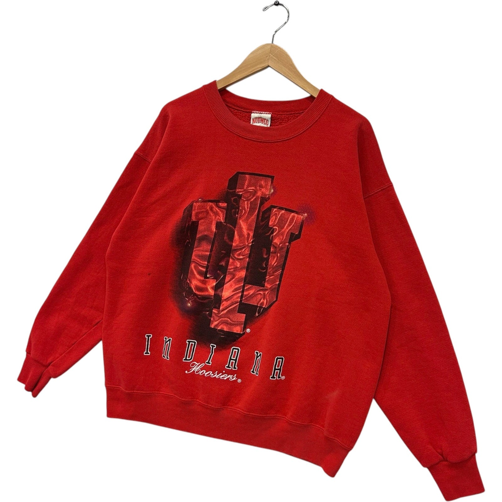 Vintage Nutmeg Indiana University Big Logo Crewneck