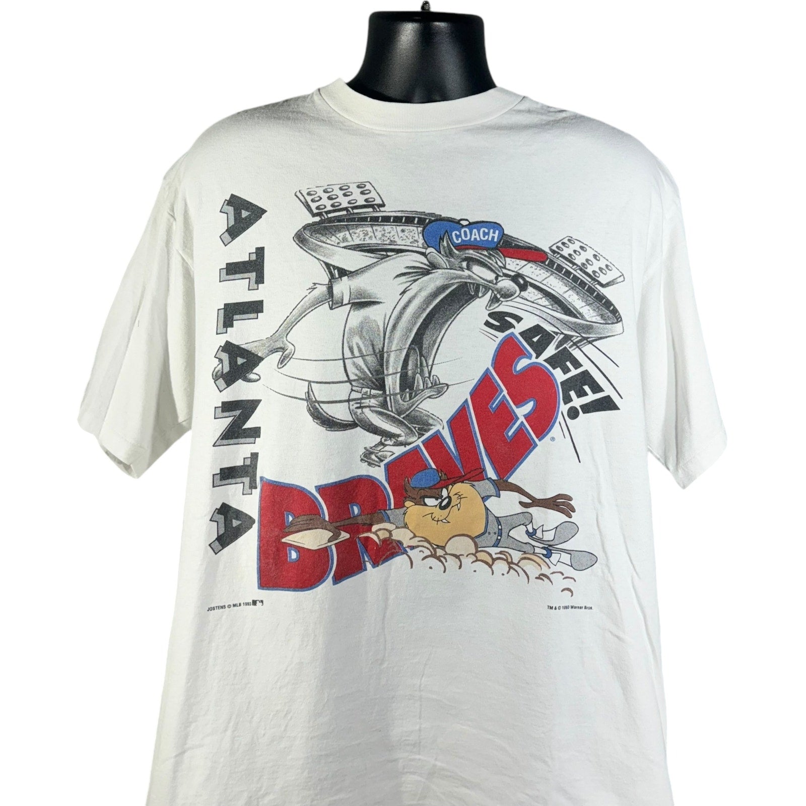 Vintage Atlanta Braves Taz Looney Tunes Tee