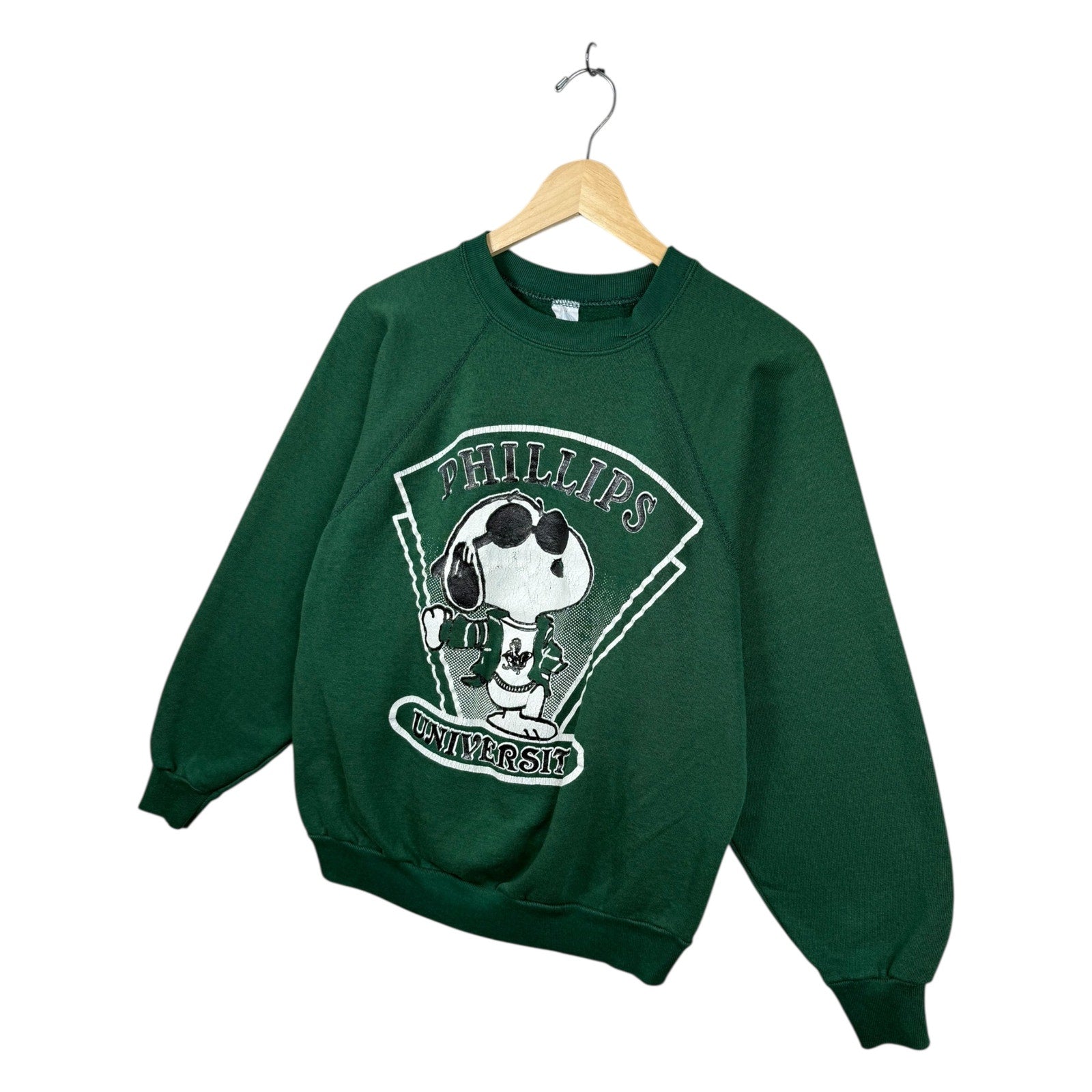 Vintage Snoopy Phillips University Graphic Crewneck