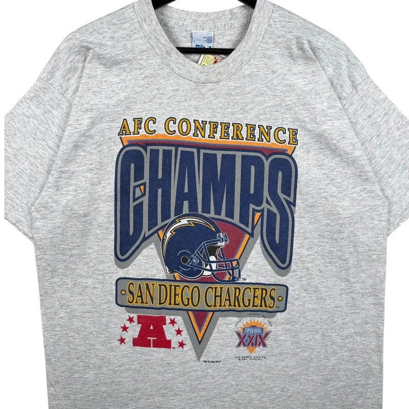 Vintage San Diego Chargers Super Bowl XXIX NFL T-Shirt