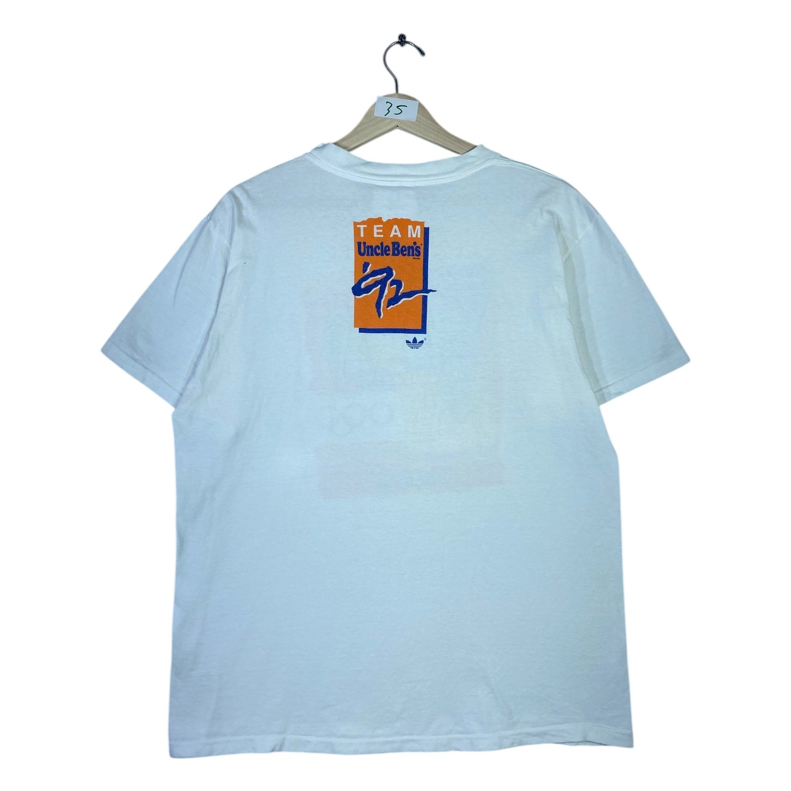 Vintage Adidas Uncle Ben's Olympics Winter Games T-Shirt 1992