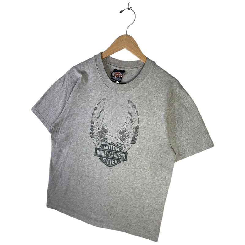Vintage Harley Davidson Lighthouse Huntington Graphic T-Shirt
