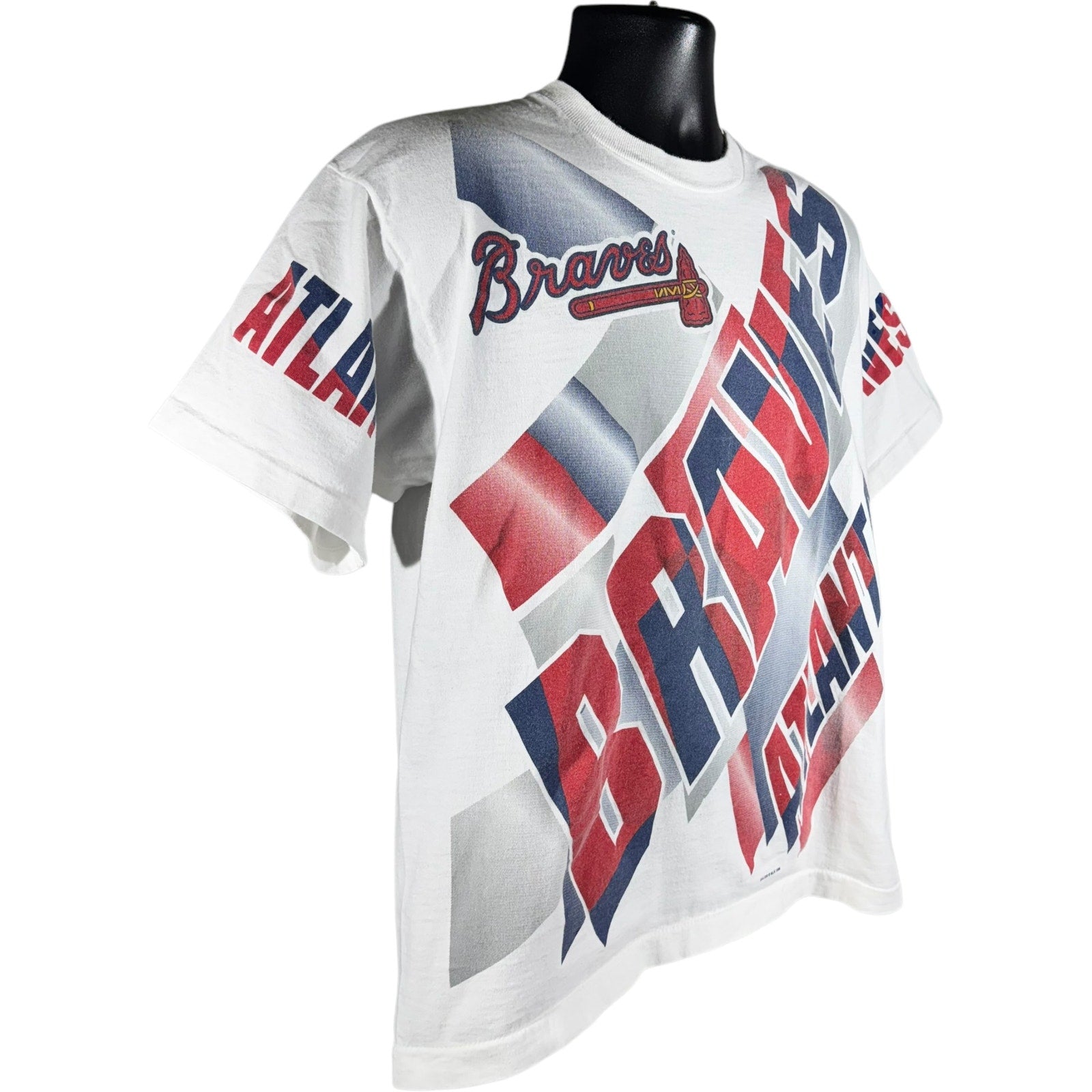 Vintage Salem Sportswear Atlanta Braves AOP MLB Tee