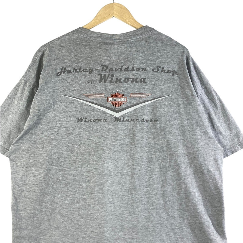 Vintage Harley Davidson Winona Minnesota Pocket T-Shirt