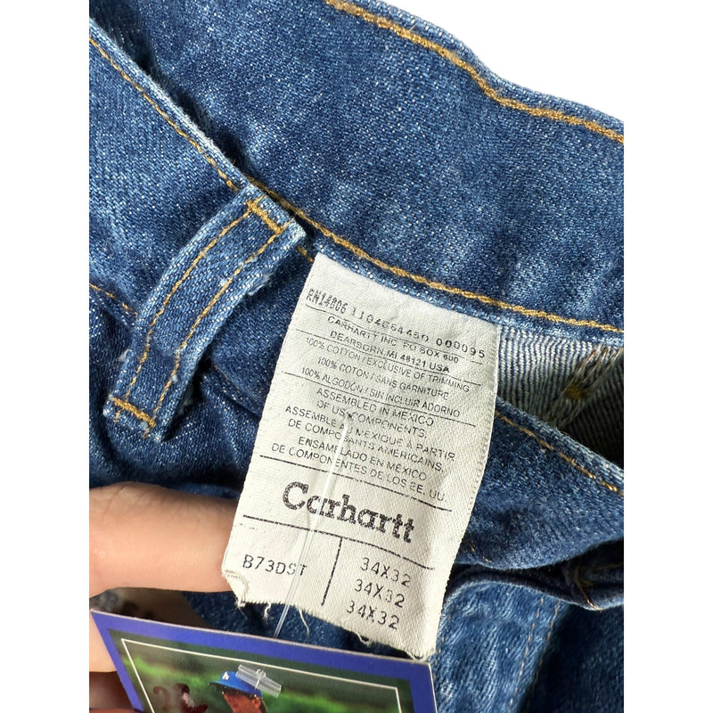 Vintage Carhartt Double Knee Denim Jeans 34 x 32