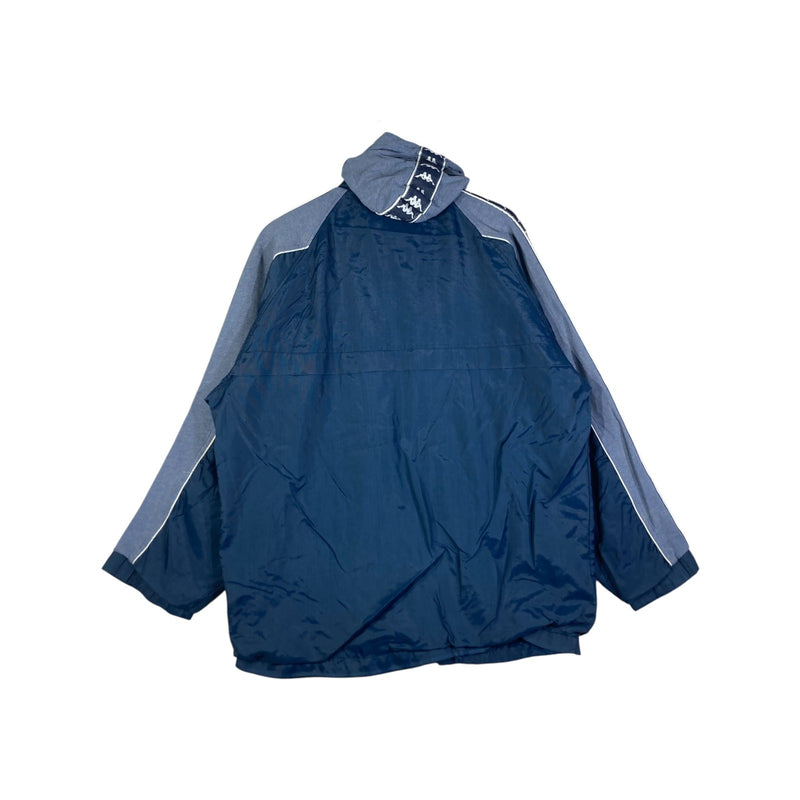 Vintage Kappa Full Zip Anorak Hooded Windbreaker