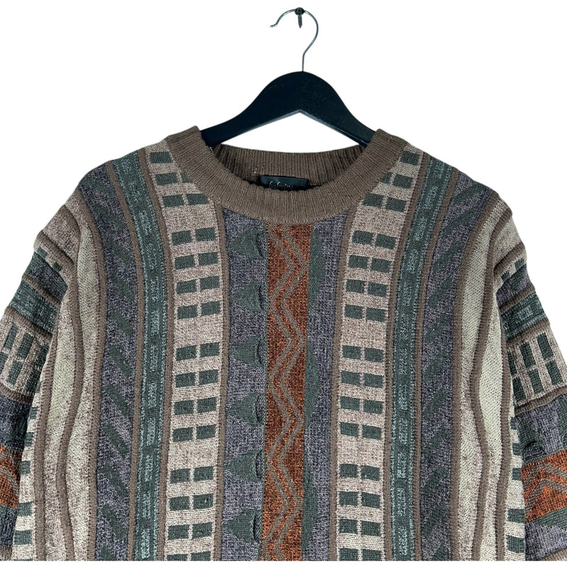 Vintage Babvino 3D Knit Sweater