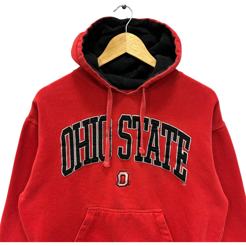 Vintage Ohio State University Patch Spellout Hoodie