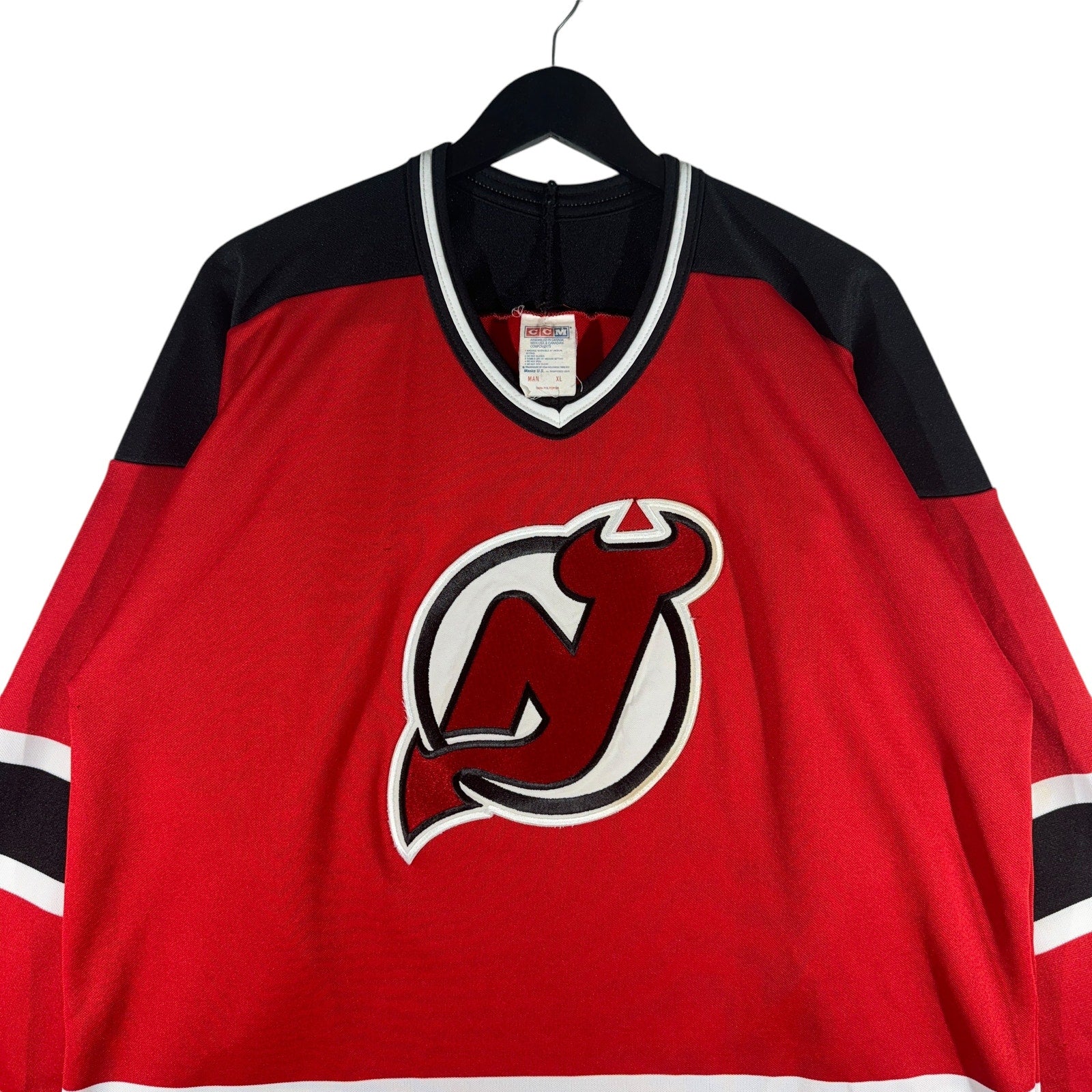 Vintage CCM NHL New Jersey Devils Home Jersey