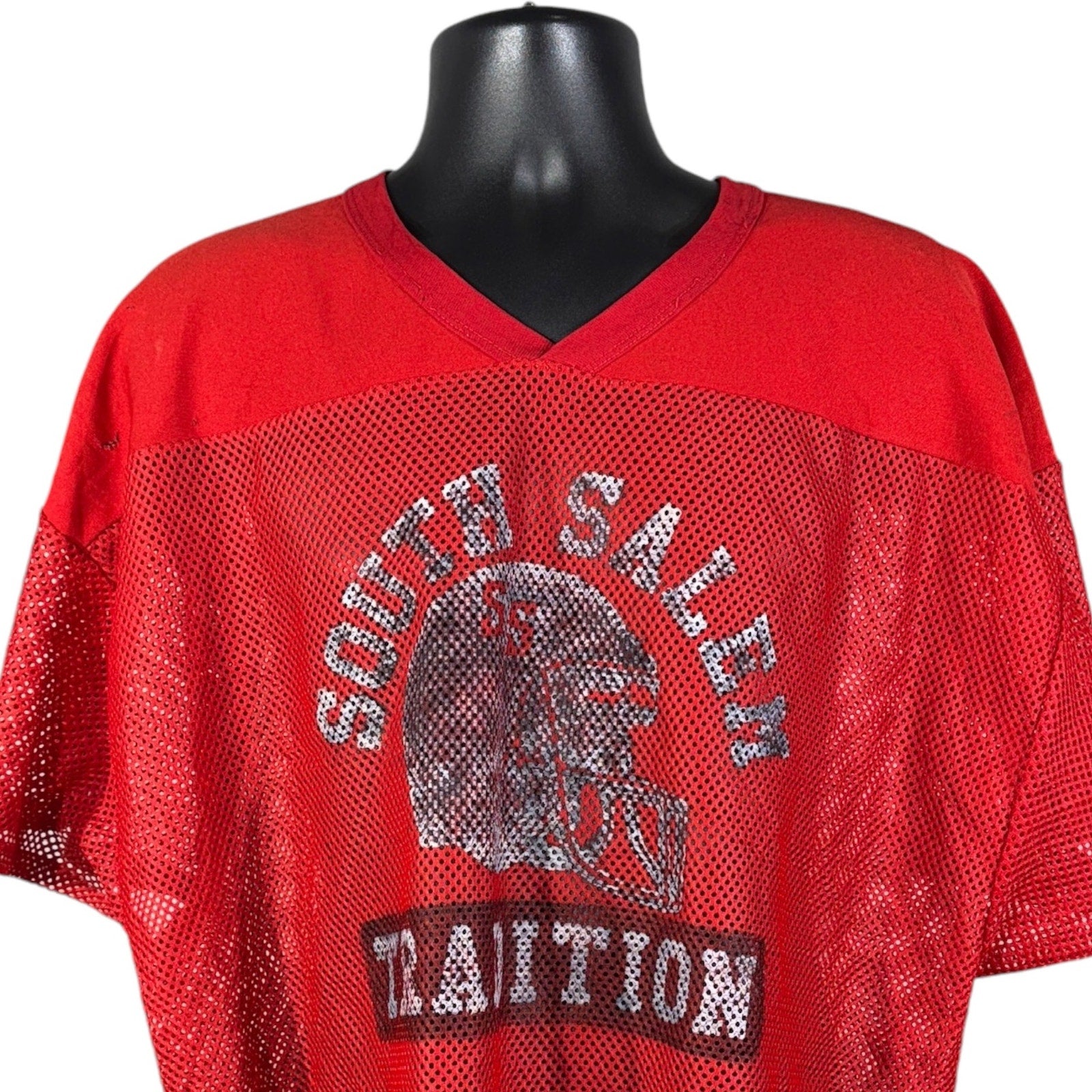 Vintage Russell South Salem Tradition Cropped Mesh Football Jersey