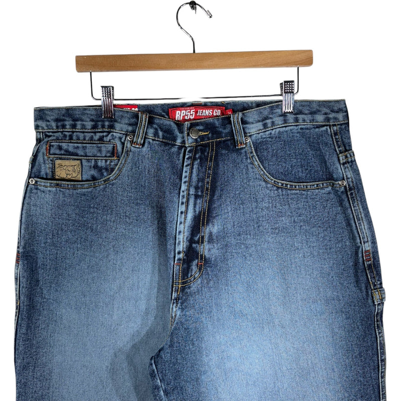 Vintage RP55 Jeans Co. Baggy Denim Shorts 38x13 NWT