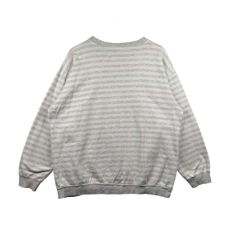 Vintage Harvard University Striped Crewneck