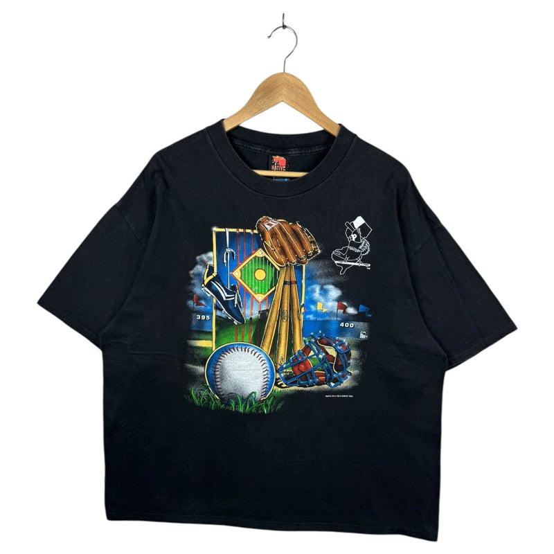 Vintage Baseball Sports Equipment Graphic T-Shirt