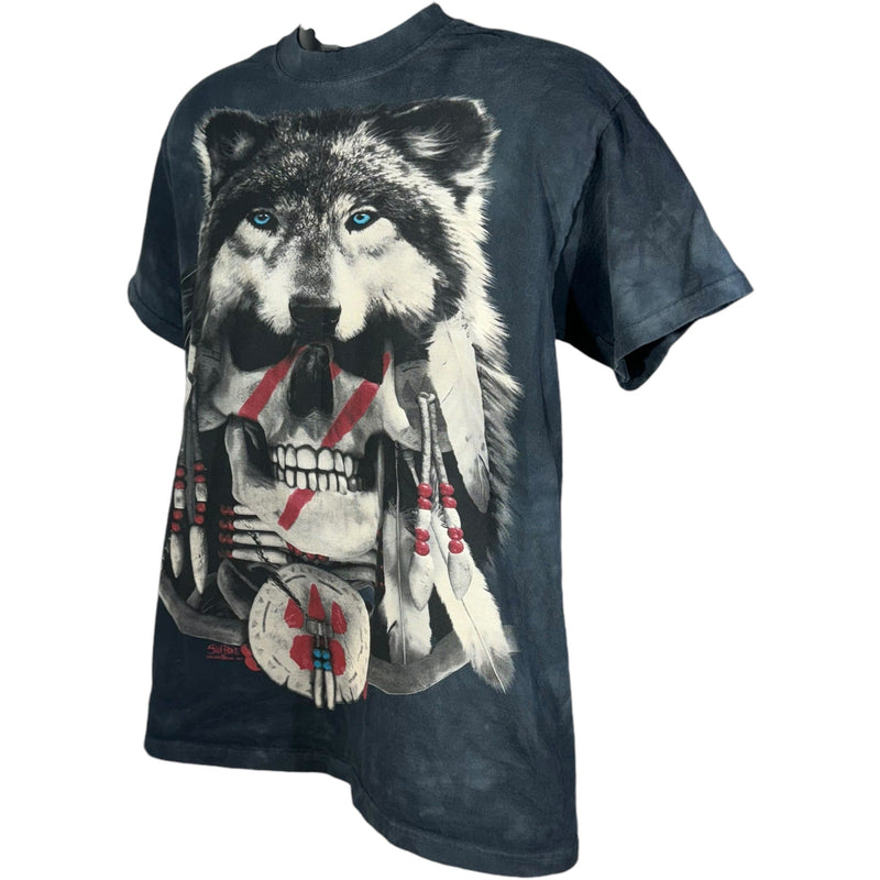 Vintage Native Wolf AOP Tee