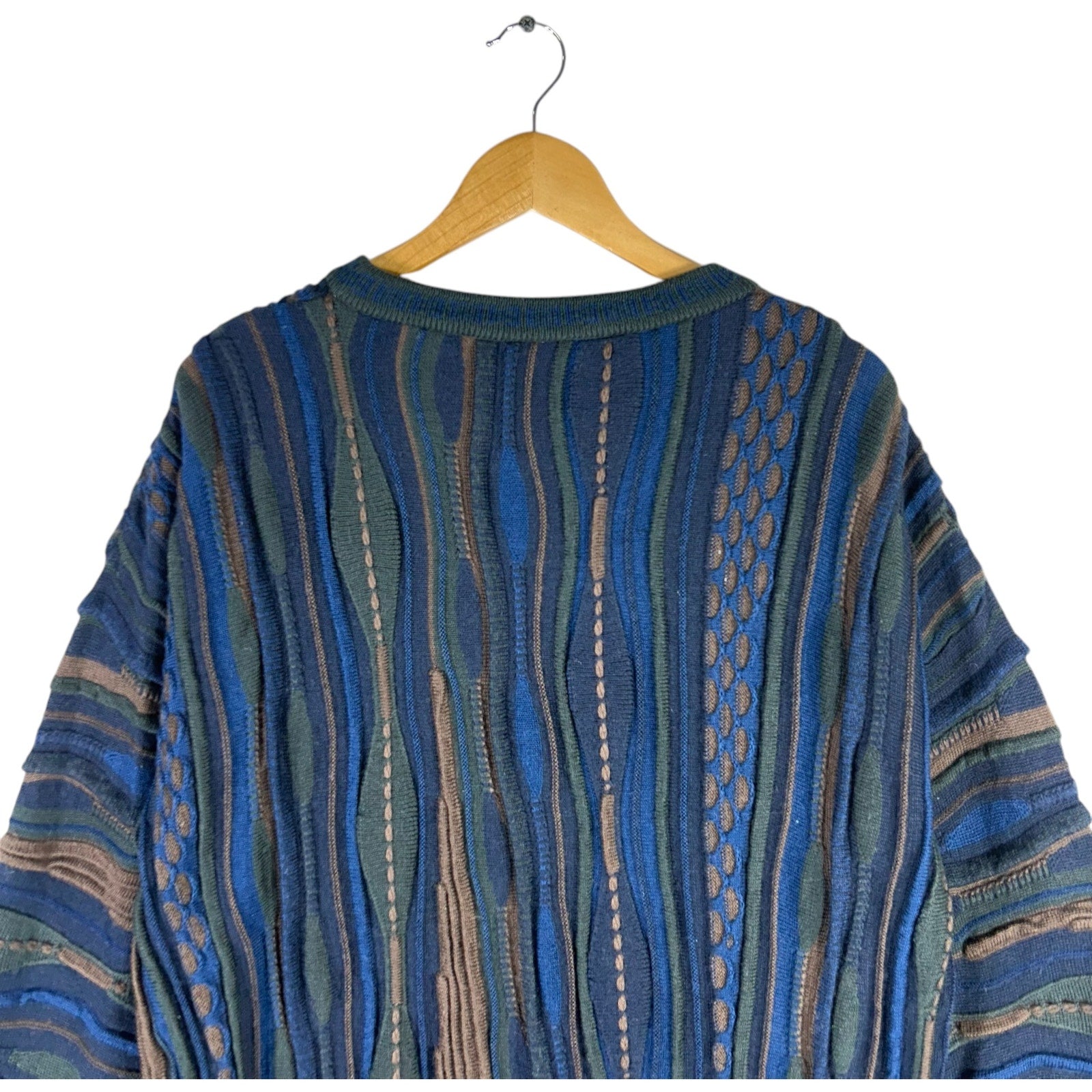 Vintage Coogi Wool 3D Knit Sweater