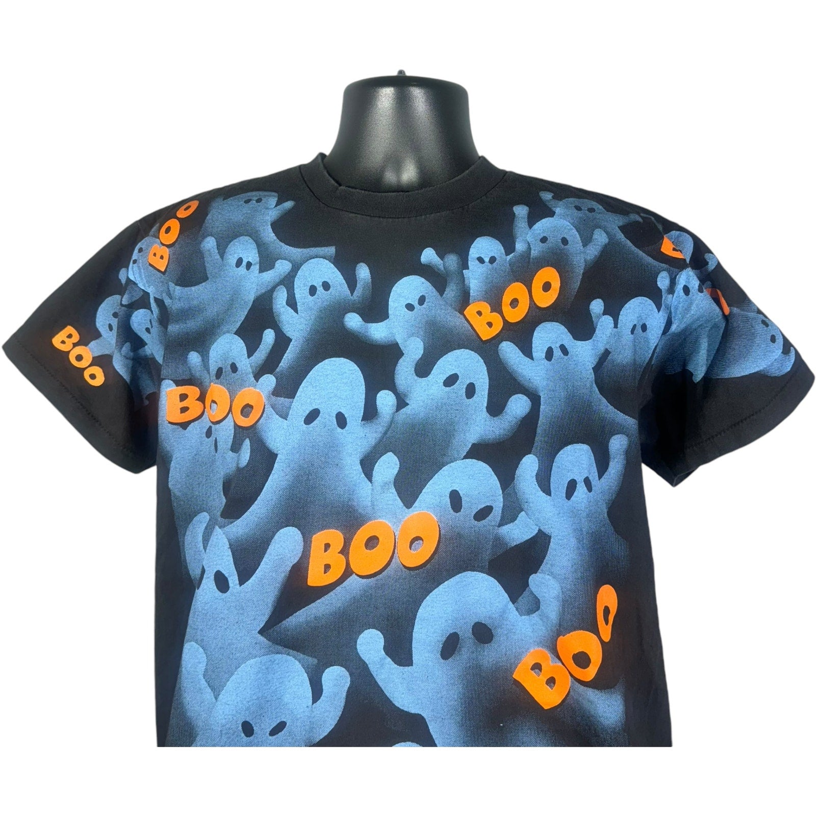 Vintage Ghost BOO Big Print Halloween Tee 90s