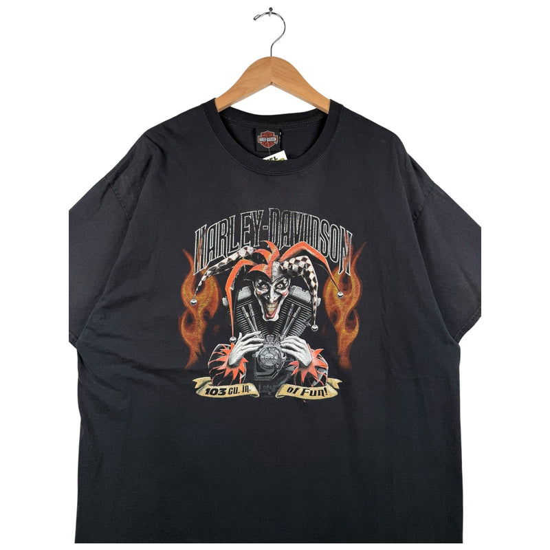 Vintage Harley-Davidson Jester Flames 103 Engine T-Shirt
