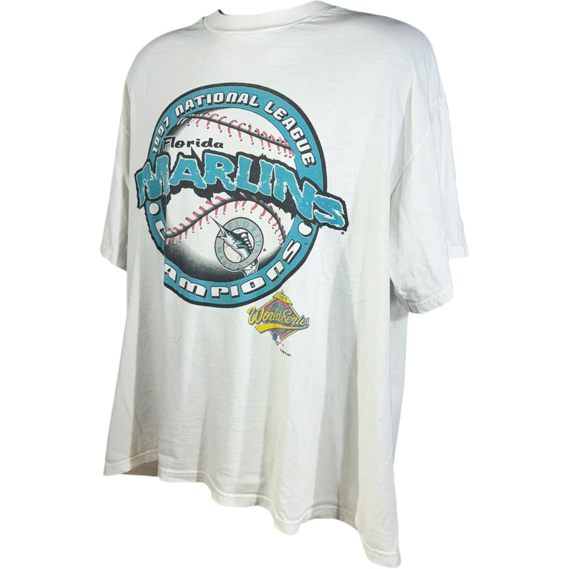 Vintage Florida Marlins National League Champions Tee 1997