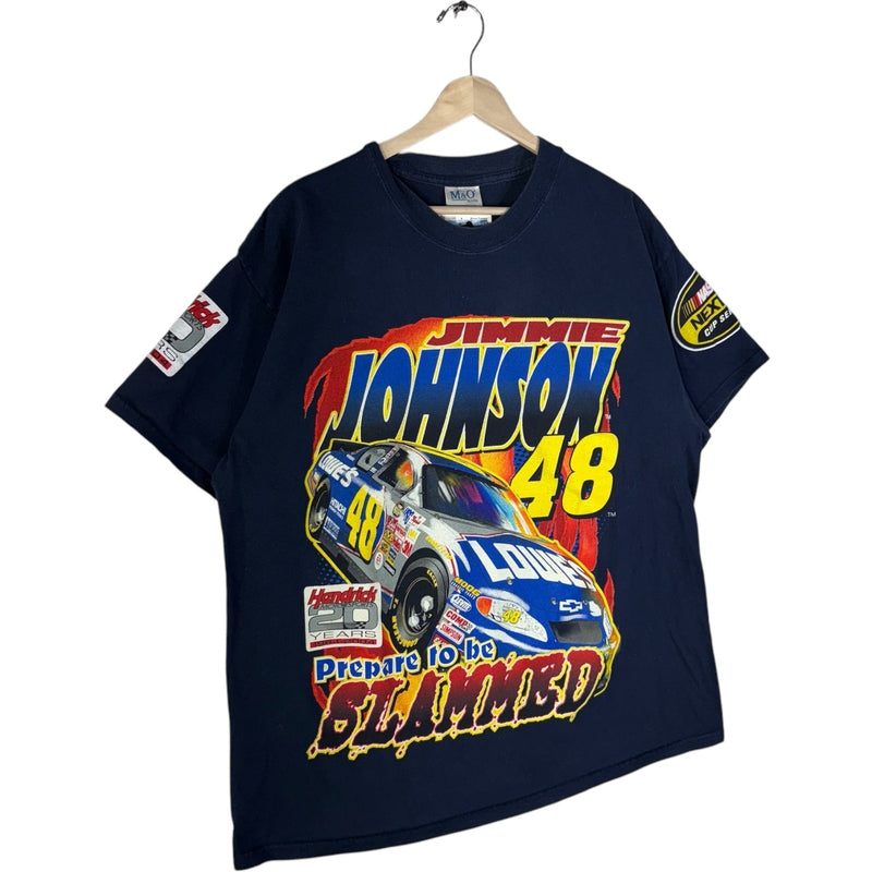 Vintage Jimmie Johnson #48 AOP Double Sided NASCAR Tee