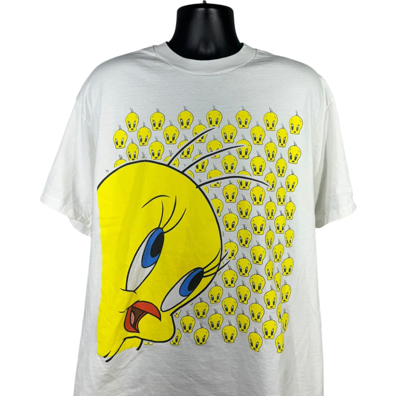 Vintage Looney Tunes Tweety Bird All Over Print Tee