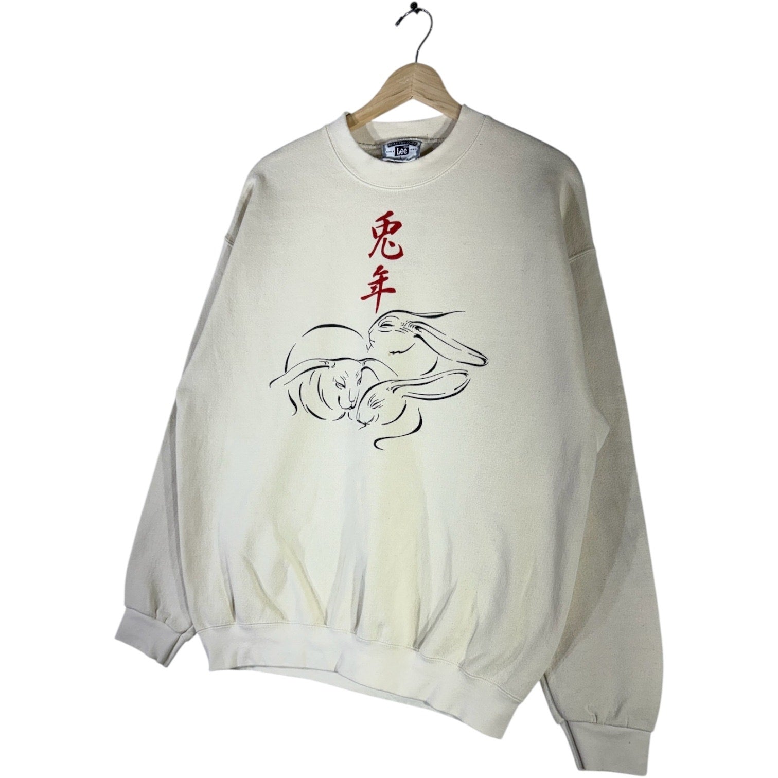 Vintage Year of the Rabbit Chinese Zodiac Graphic Crewneck