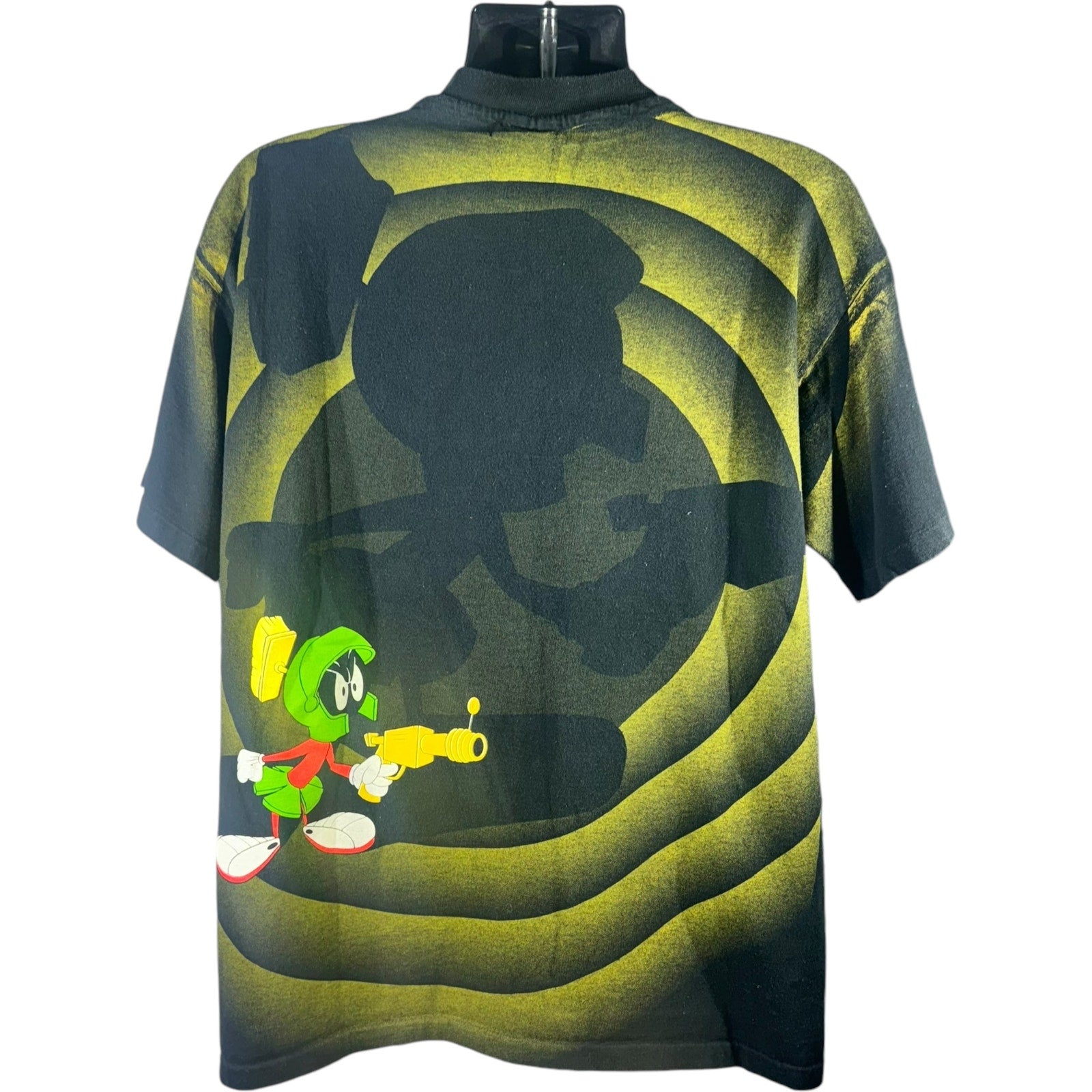 Vintage Looney Tunes Marvin The Martian Shadow AOP Tee