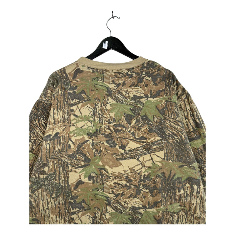 Vintage Duxbak Camo Realtree Long Sleeve T-Shirt