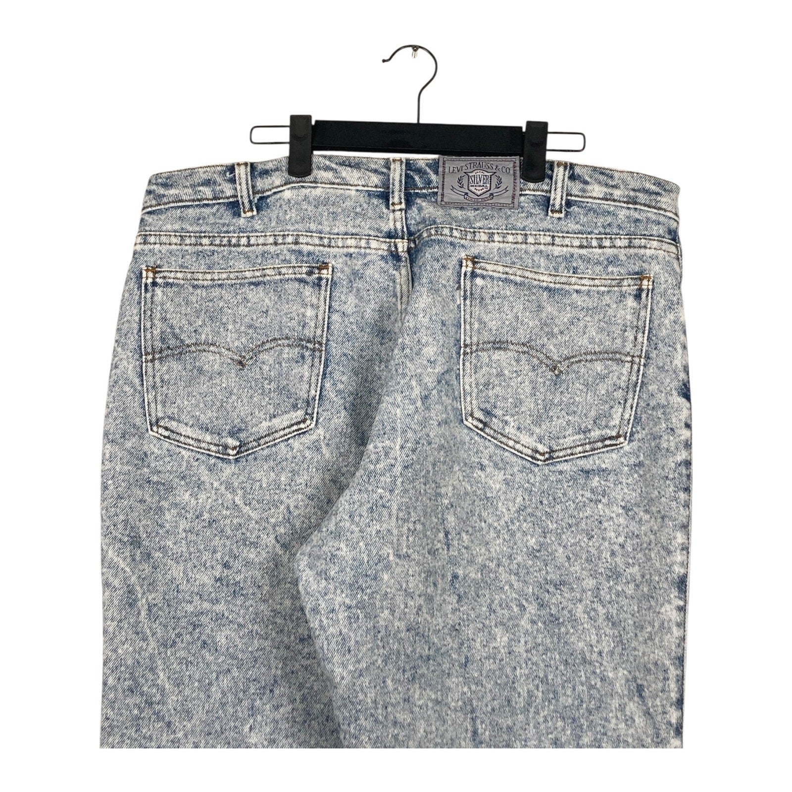 Vintage Levi's Acid Wash Denim Shorts 38