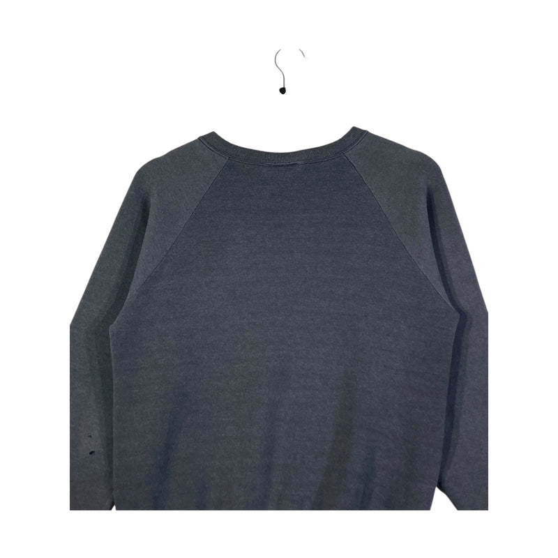 Vintage Graphic Print Pullover Long Sleeve