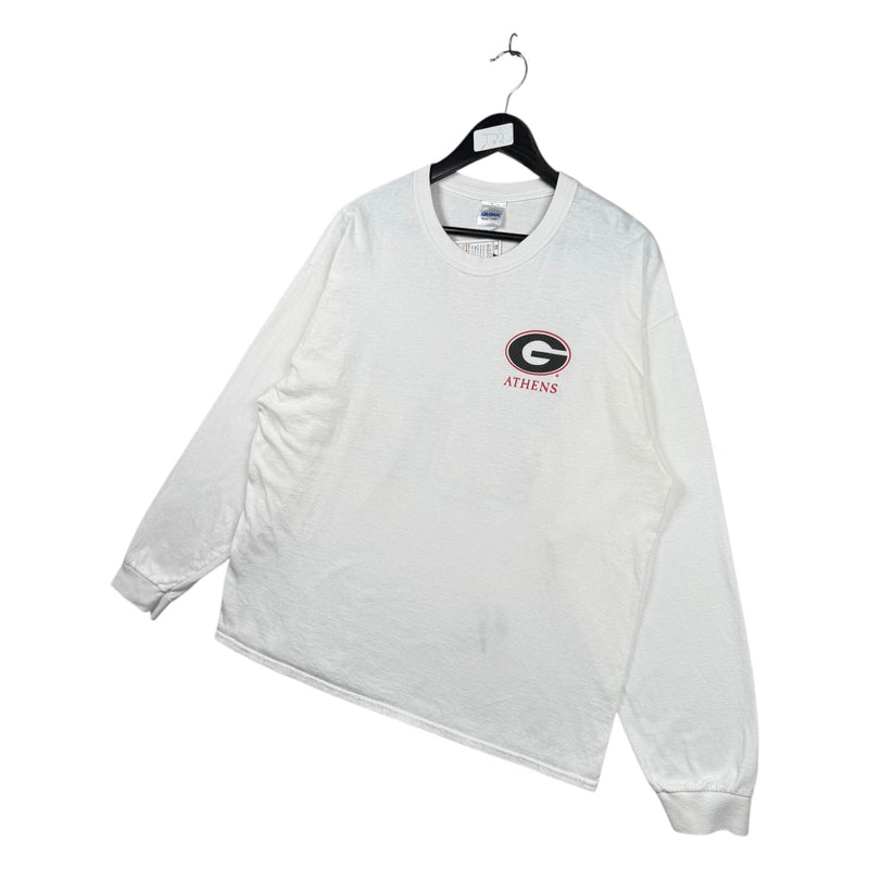 Vintage Georgia Bulldogs Football Saturday In Athens Long Sleeve