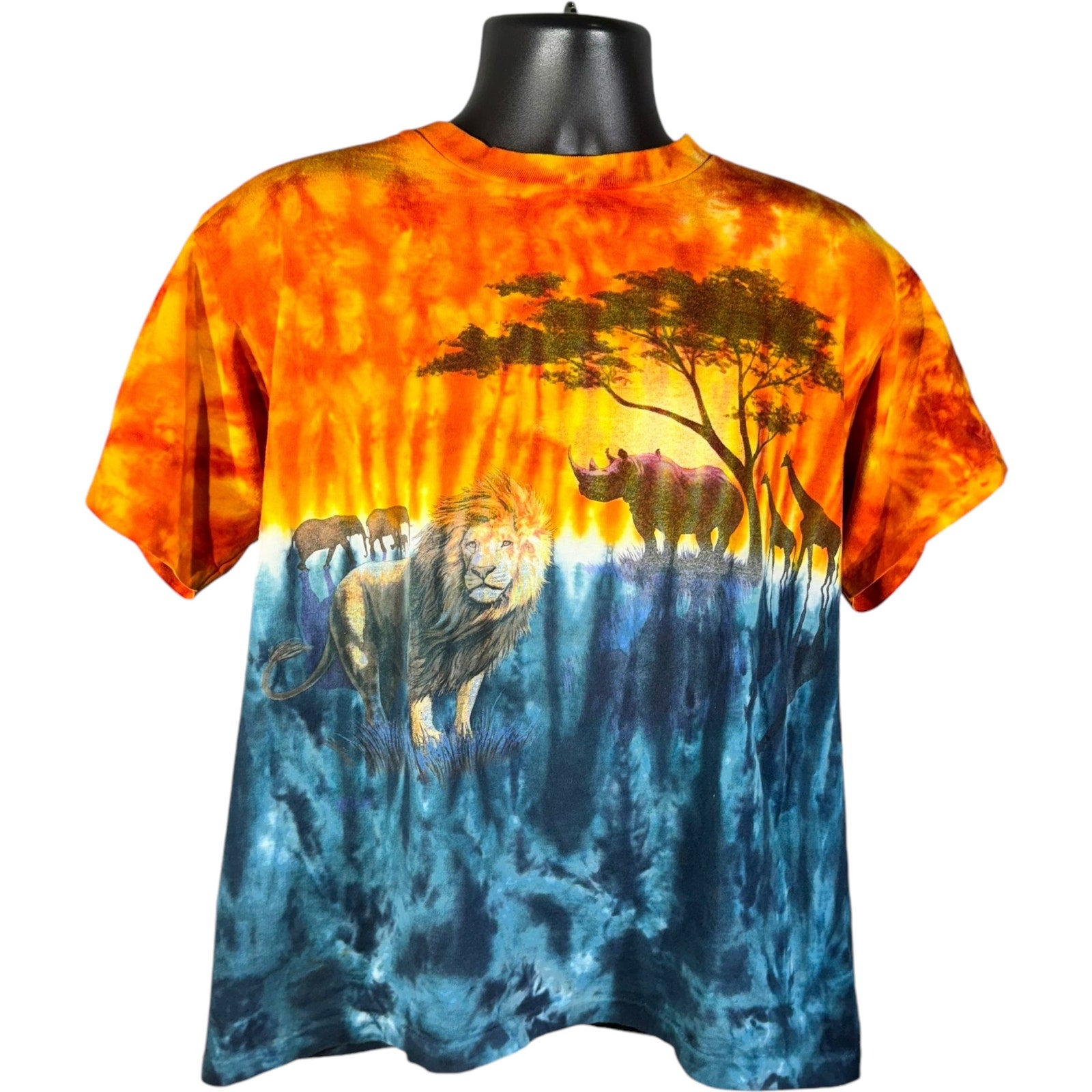 Vintage Safari Nature Tie Dye Tee