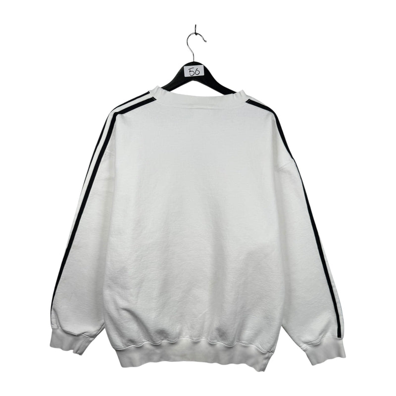 Vintage Adidas Striped Sleeves Sweatshirt Crewneck
