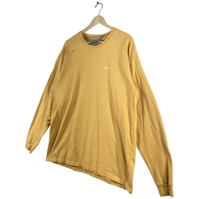 Vintage Nike Swoosh Logo Long Sleeve T-Shirt