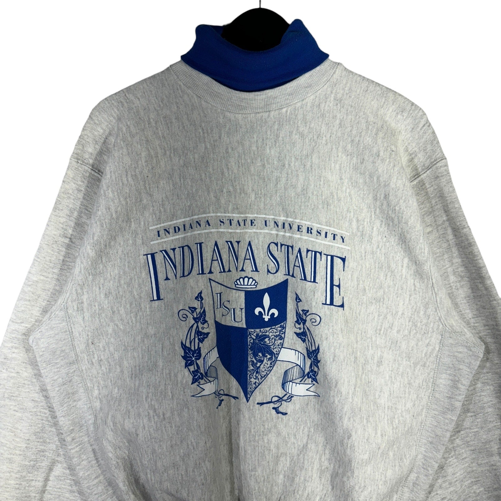 Vintage Indiana State University Mockneck Crewneck